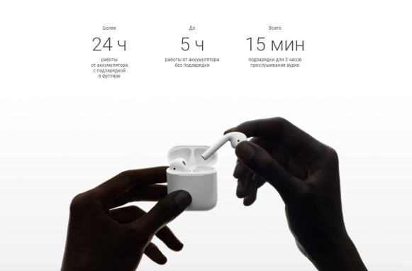 Беспроводные наушники Apple AirPods (1-го поколения)