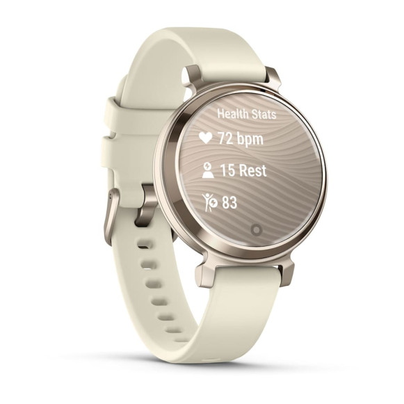 Умные часы Garmin Lily 2 Cream Gold/Coconut сo светло-бежевым ремешком